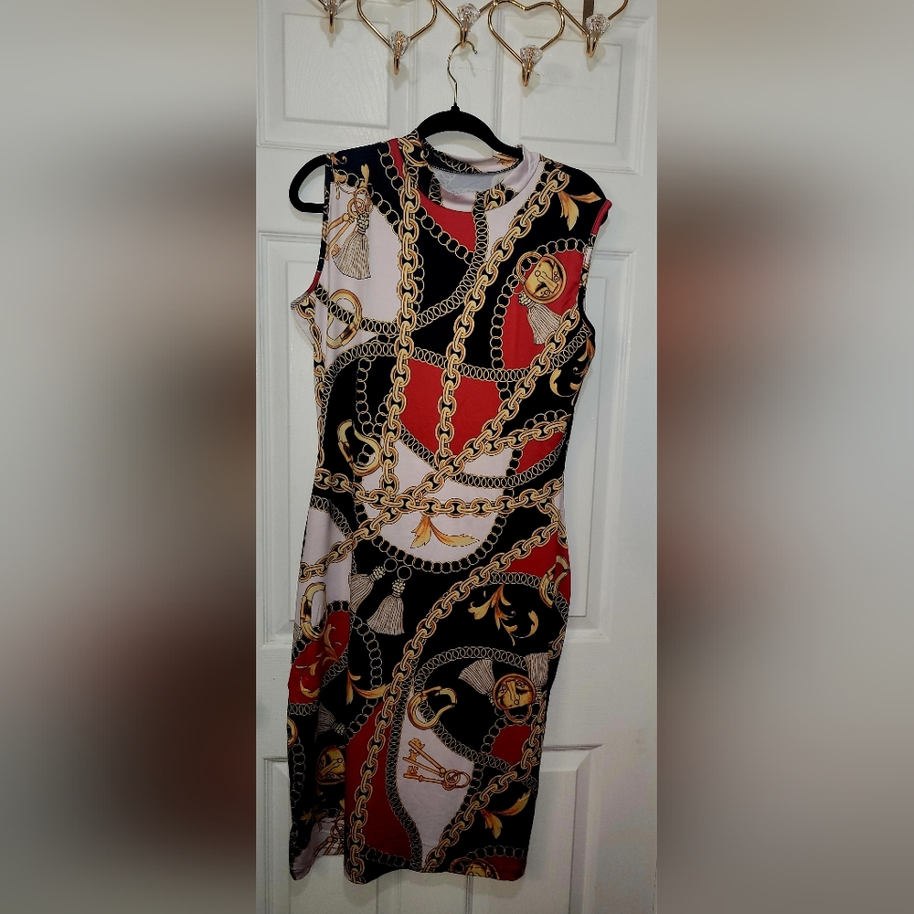 Cute sleeveless dress light fabric